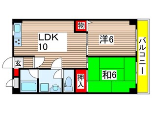 ｸﾚ-ﾙ武庫之荘の物件間取画像